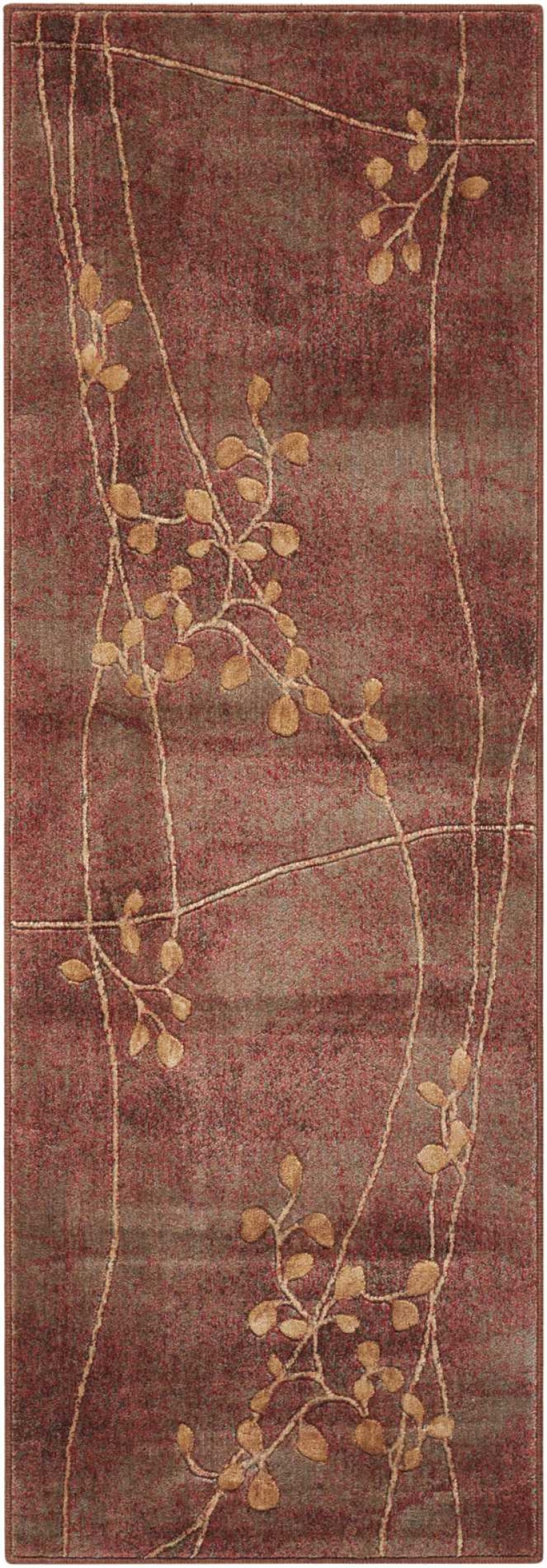 Somerset Multicolor Synthetic Fiber 8 Ft Runner Rug