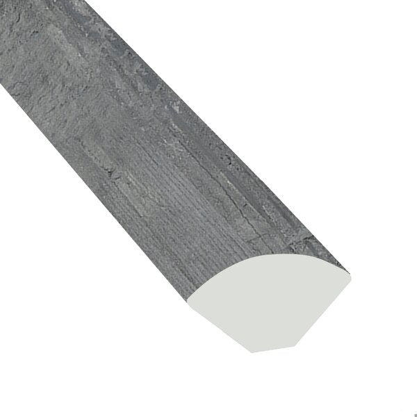 Everlife Lvt Kingsdown Gray Luxury Vinyl Moulding / Trim - 1" X 94" Quarter Round - Prefinished
