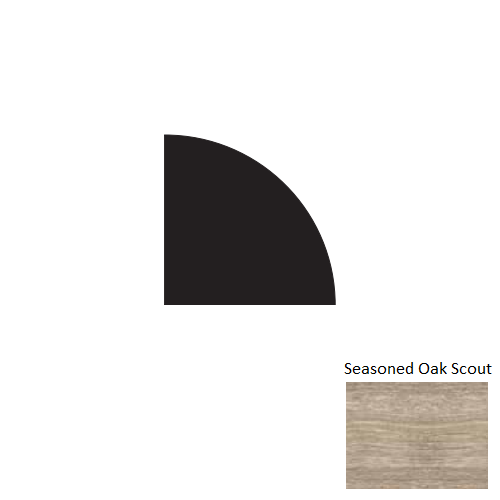 Johnsonite Seasoned Oak Scout Rubber Moulding / Trim