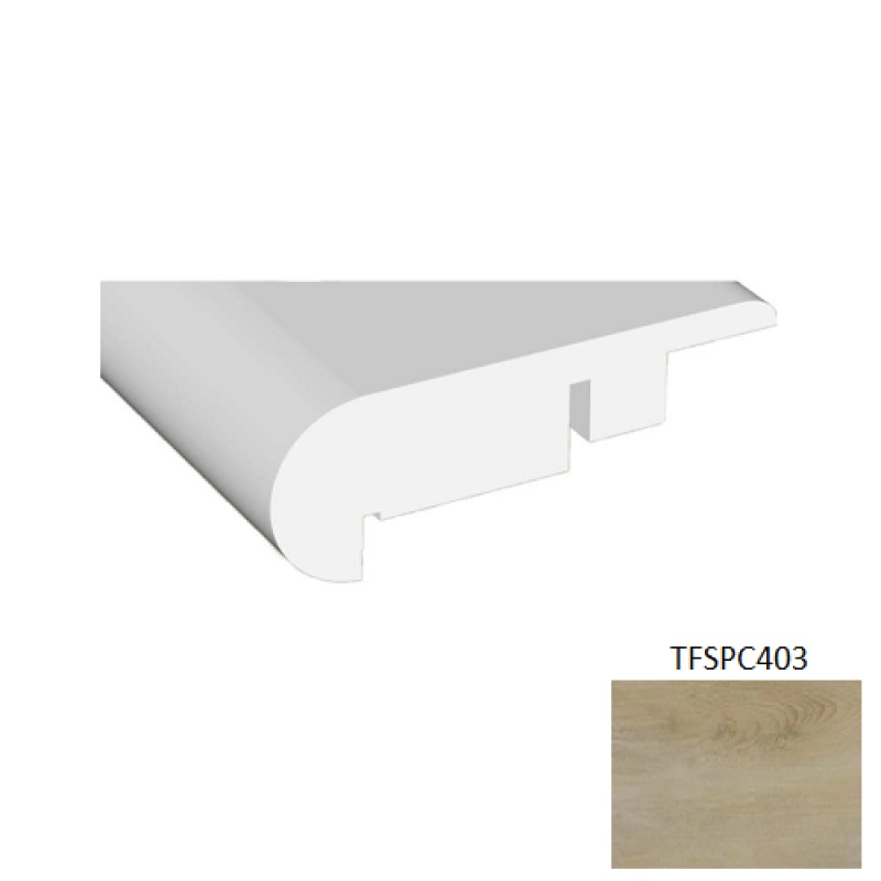 Luxury Vinyl Flush Stair Nose 2.84" x 94.49" Matte