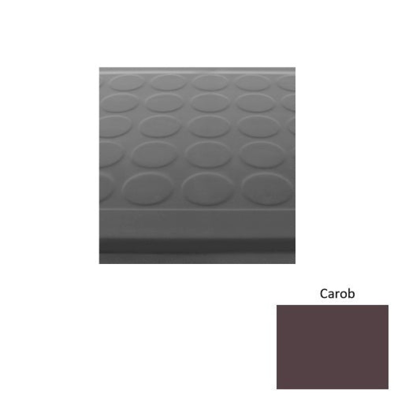 Solid 92 Carob Low Profile Raised Circular Rubber Stair Tread
