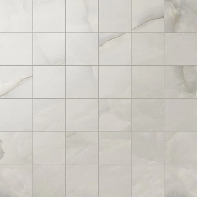 Penumbrix Deep Slate Porcelain Mosaic - 2" X 2"