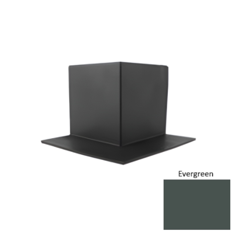 Pinnacle Evergreen Rubber Sanitary Toe Outside Corner - 4"