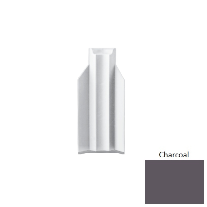 Rcb Charcoal Rubber Moulding / Trim - 8" Inside Corner Blocks