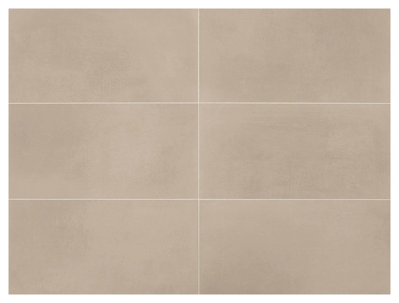 Moroccan Concrete Taupe Porcelain Tile - Matte