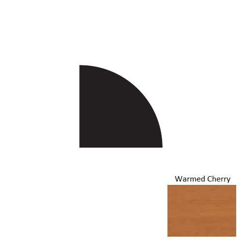 Warmed Cherry Rubber Moulding / Trim