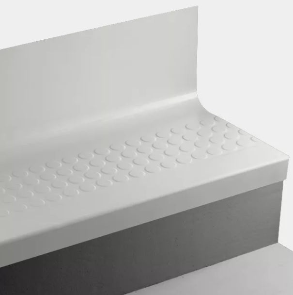 Johnsonite Cotton Raised Round Rubber Stair Trim