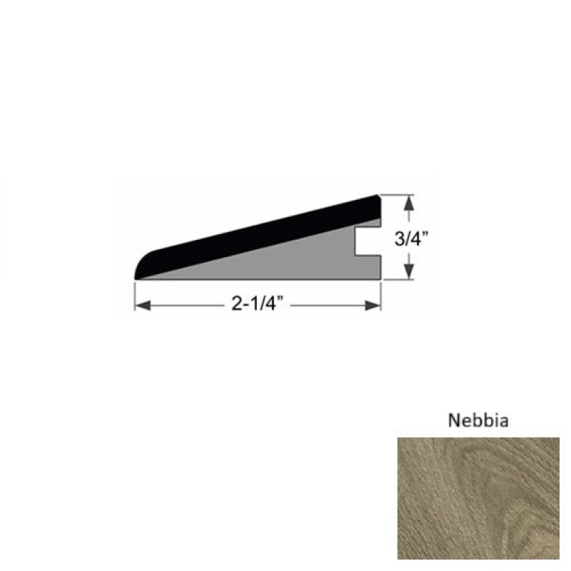 Verano Nebbia Hardwood Moulding / Trim Ramp Reducer