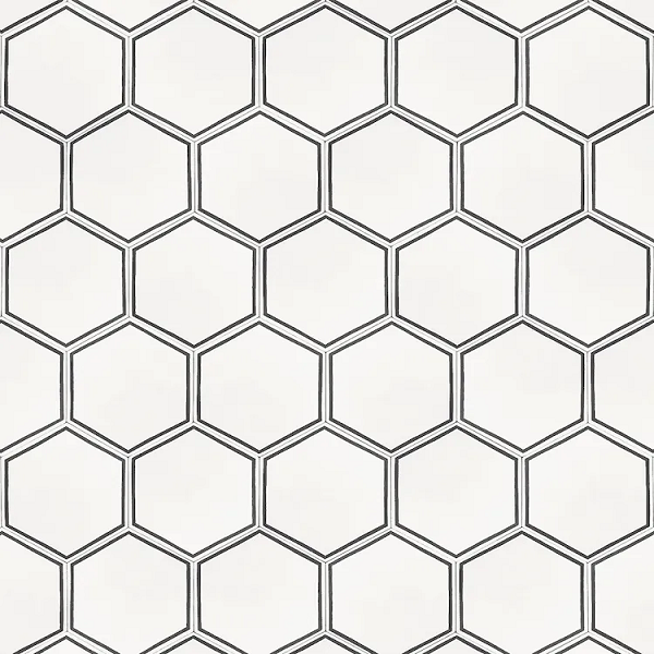 Silver Hexx Cauldron Resilient Luxury Sheet Vinyl - Pattern