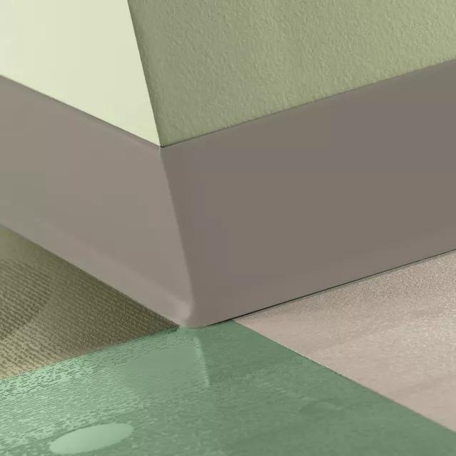 Johnsonite Fawn Rubber Baseworks Thermoset Wall Base - 4" x 120 Ft (1440") x 1/8" Toe