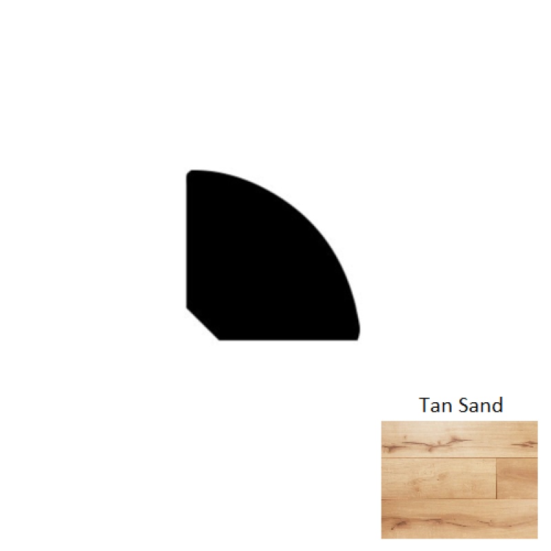 Big Oak Tan Sand Laminate Wood Quarter Round Trim