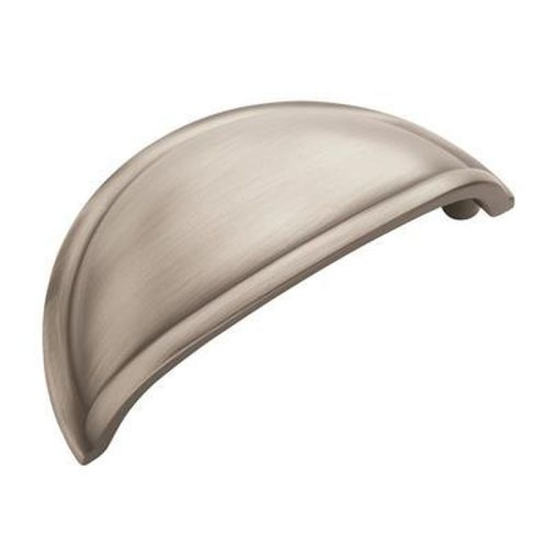 Cup Pulls Zinc Cabinet Cup Pull - Antique Silver - 3" (76 Mm) Center To Center