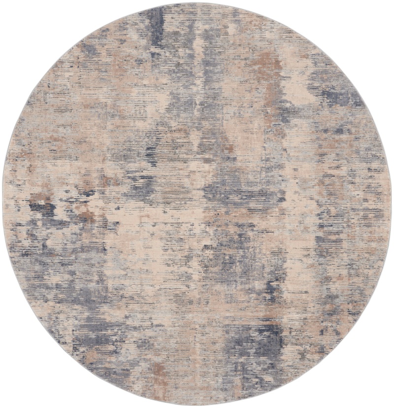Rustic Textures Rus05 Beige / Grey Modern Area Rug