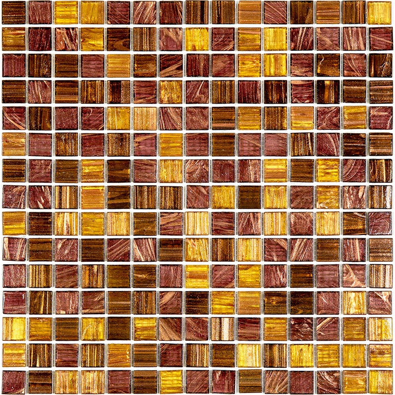 Mixes Ecuador Glass Mosaic - 0.8" X 0.8" - Glossy