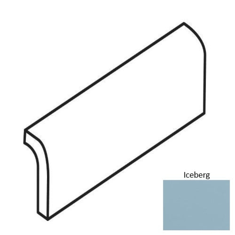 Color Complements Iceberg Ceramic Floor & Wall Trim
