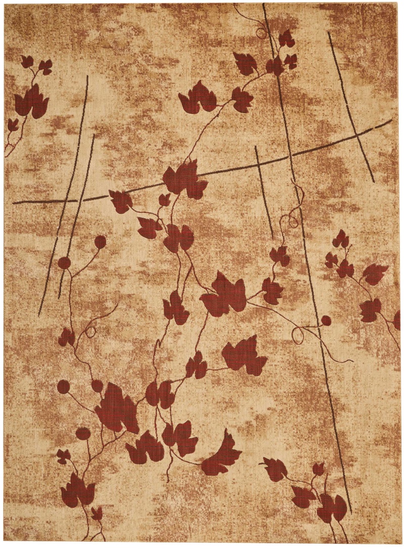 Somerset St70 Latte Synthetic Fibers Farmhouse Area Rug