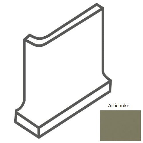 Bright & Matte Artichoke Ceramic Wall Trim