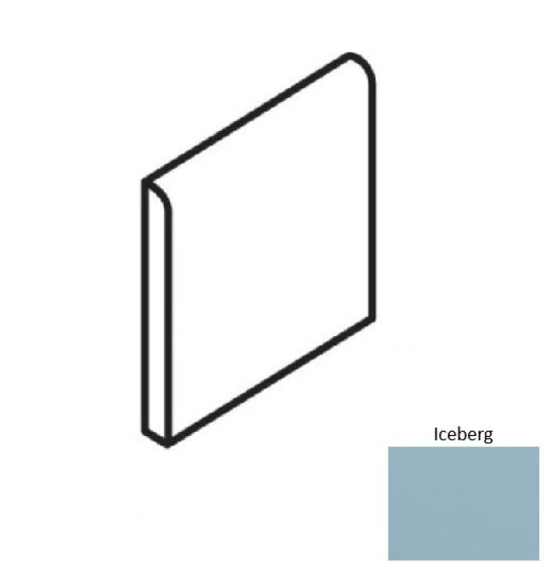 Color Complements Iceberg Ceramic Floor & Wall Trim