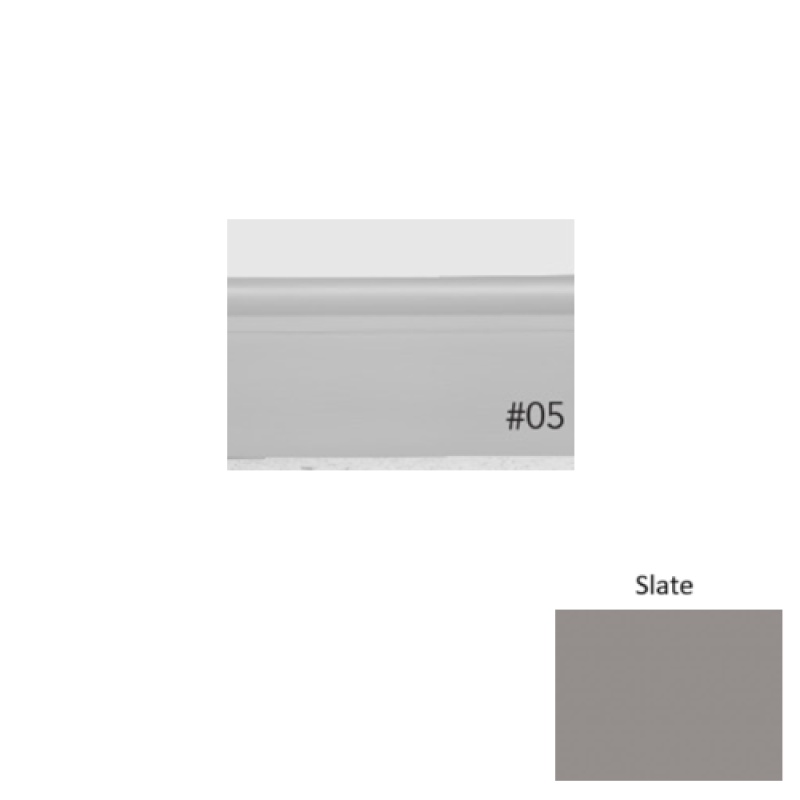 Pinnacle Plus #05 Contrive Slate Rubber Coil Wall Base