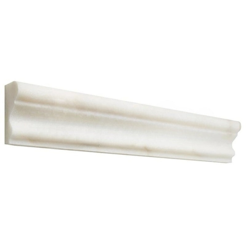 Calacatta Oliva Marble Molding - 2" X 12" Milano Molding