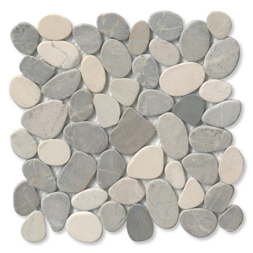 Pebble Savannah Mosaic - Level Pebble - Honed