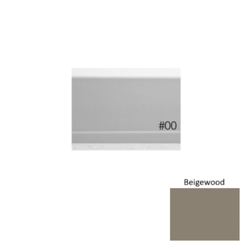 Pinnacle Plus #00 Simplicity Beigewood Rubber Coil Wall Base