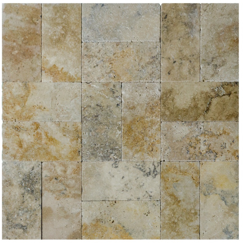 Country Classic Travertine Paver - Tumbled