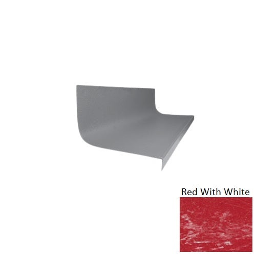 Evolving Styles Creative Elements Red With White Type 1900 Distinct Designs Rubber - 20 3/8" X 72" Stair Tread - Hammered