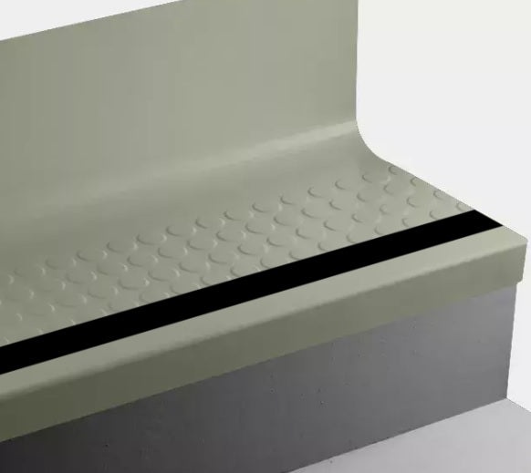 Johnsonite Gecko Raised Round Rubber Moulding Trim