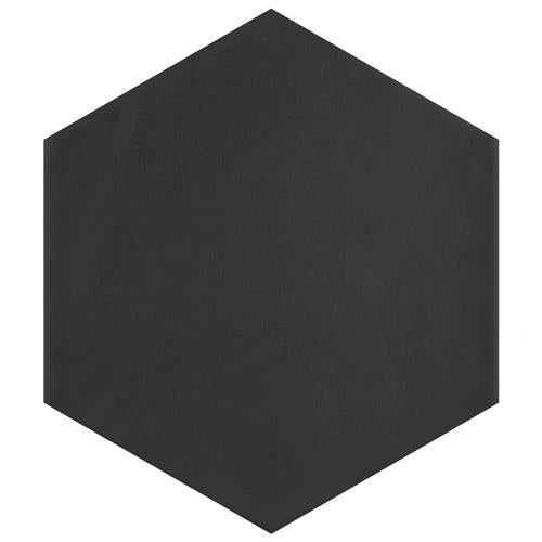Hexatile Nero Matte Porcelain Hexagon Tile