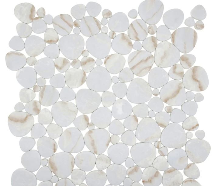 Simple Stone Oro Glass Mosaic - Pebble - Matte