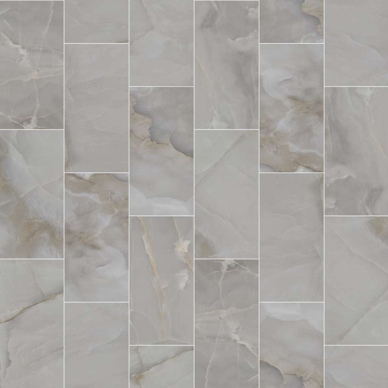 Gemstone Dark Grey Porcelain Tile - Polished