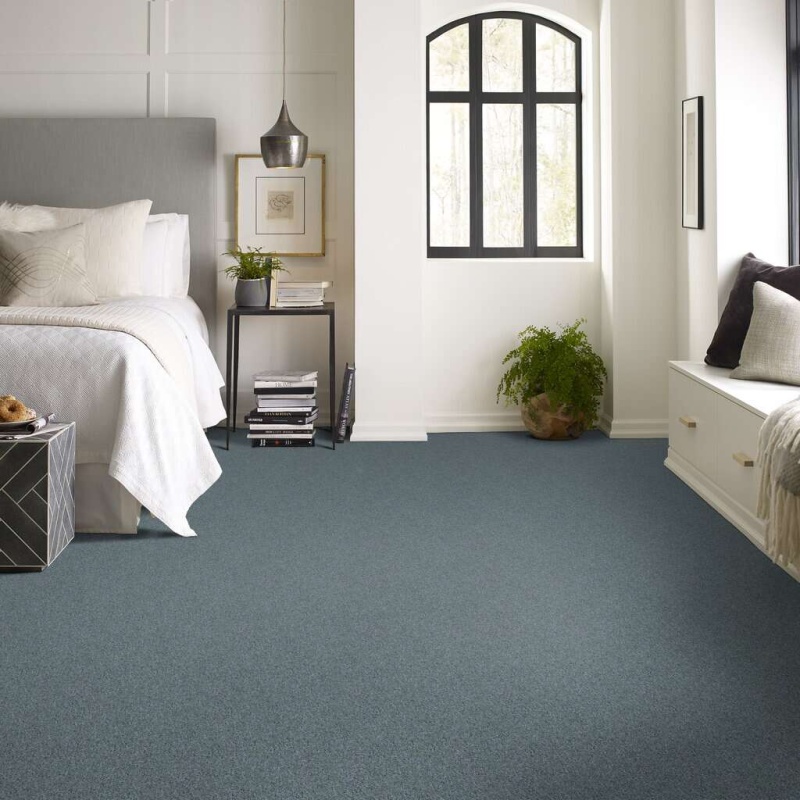 Soft Shades My Choice I Washed Turquoise Nylon Carpet - Textured