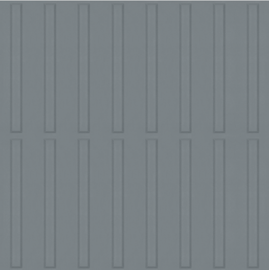 Johnsonite Blue Lagoon Rubber Tactile Guide Tile - Textured - 24" X 24"