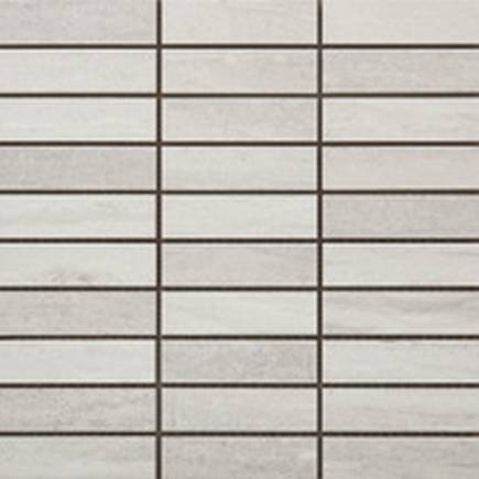 Tivoli Bianco Porcelain Mosaic - 1.25" X 4" Stacked - Matte