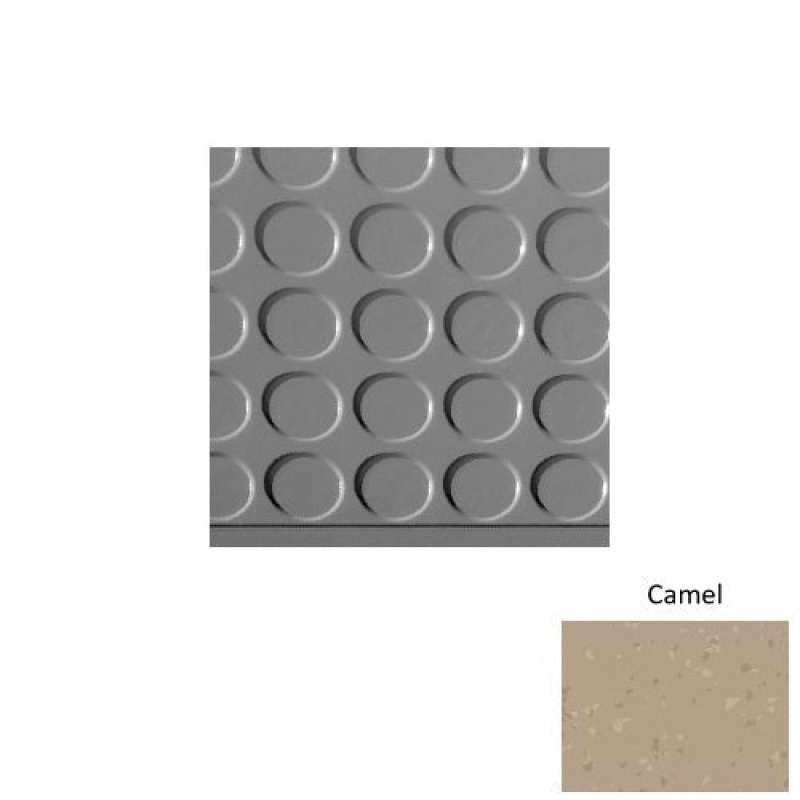 Roppe Camel Rubber Stair Tread with Dupont Kevlar