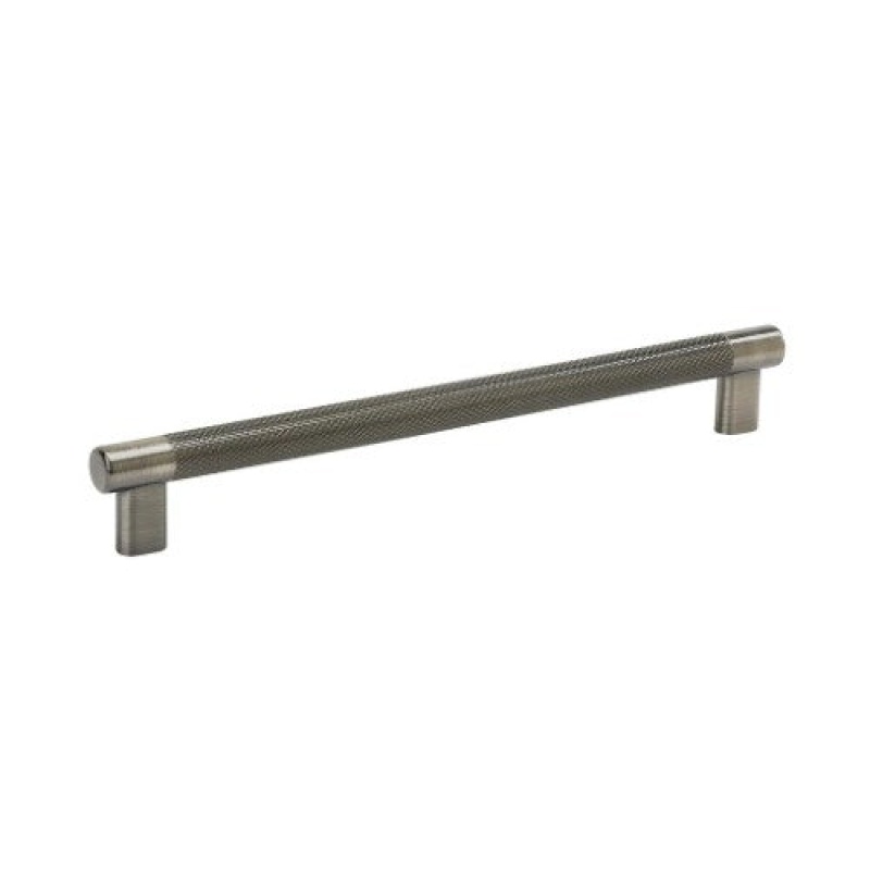 Bronx Zinc & Stainless Steel Bar Cabinet Pull - Gunmetal