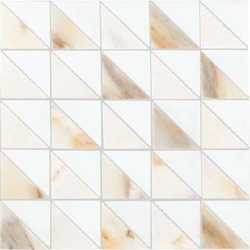 Gamma Bella Blend Natural Stone Mosaic - Triangle - Honed