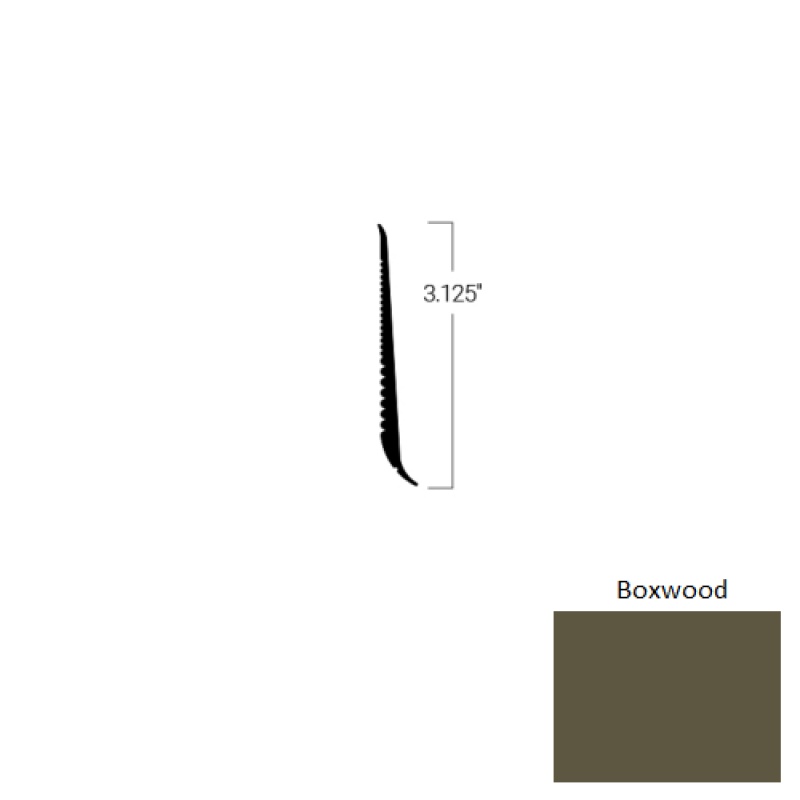 Johnsonite Boxwood Rubber Tightlock Resilient Rubber Base