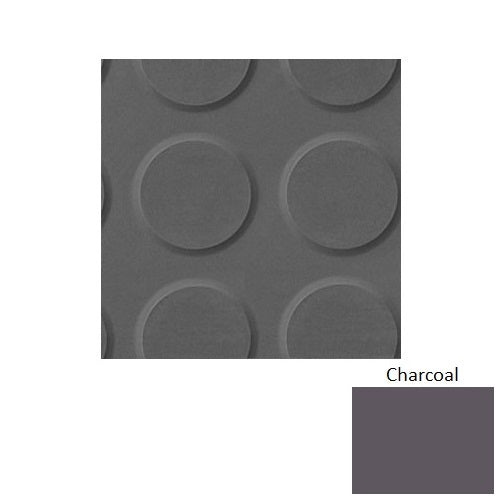 Flextones Charcoal Textured Rubber Tile 18" x 18"