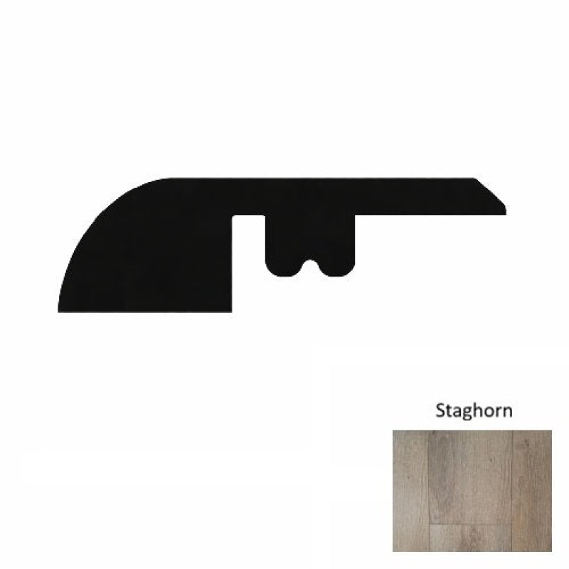 1700 Series Staghorn Luxury Vinyl Moulding / Trim - 94" Reducer - Embossed