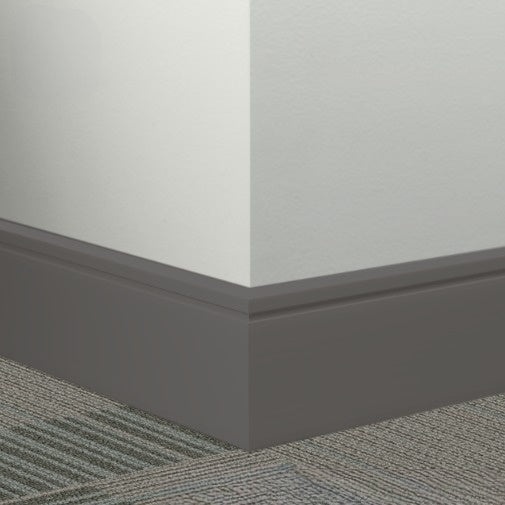 Johnsonite Dark Brown Rubber Millwork Contoured Wall Base