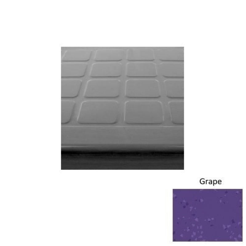 Symmetry Grape Rubber Stair Tread with Kevlar