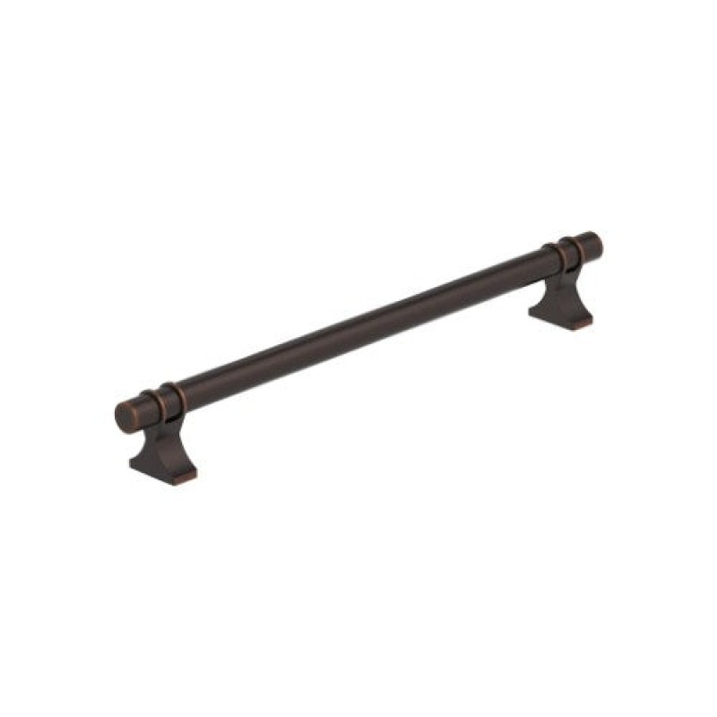 Davenport Zinc Bar Cabinet Pull - Oil-Rubbed Bronze