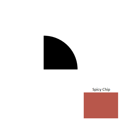 Johnsonite Spicy Chip Rubber Millwork Quarter Round Trim