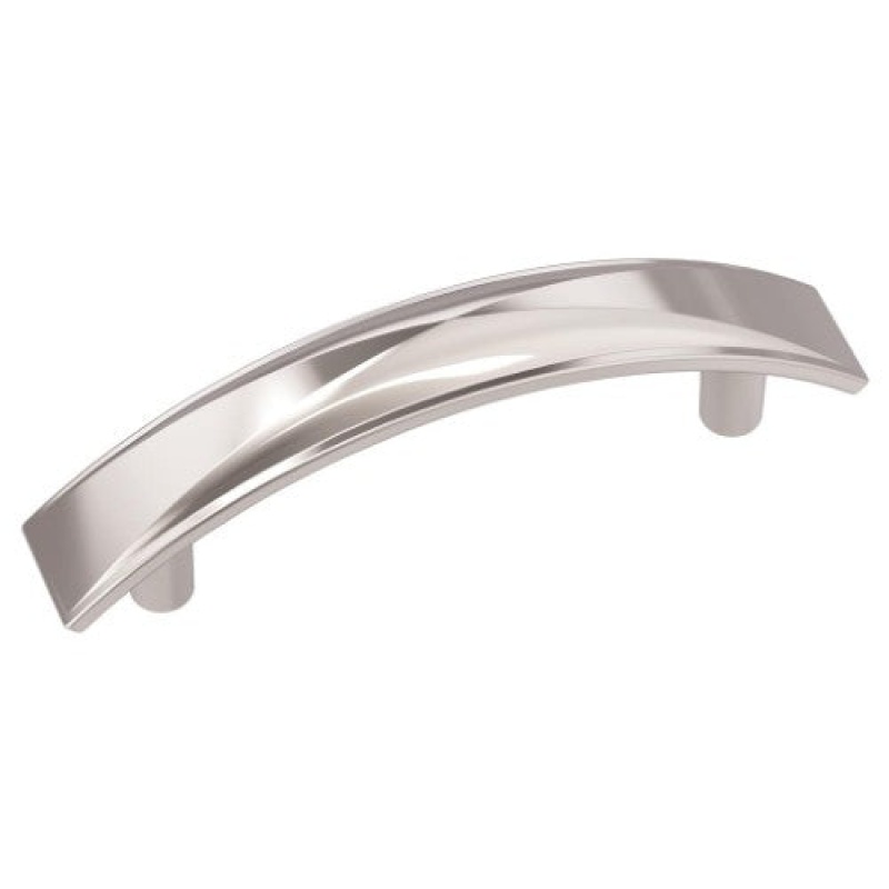 Extensity Zinc Bar Cabinet Pull - Polished Chrome