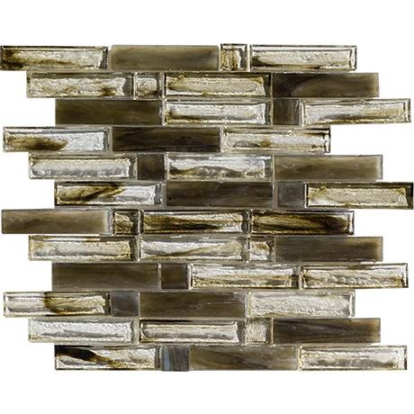 Caicos Baby Beach Glass Mosaic - Linear - Glossy, Per Pack: 10 Enter Quantity In Pcs