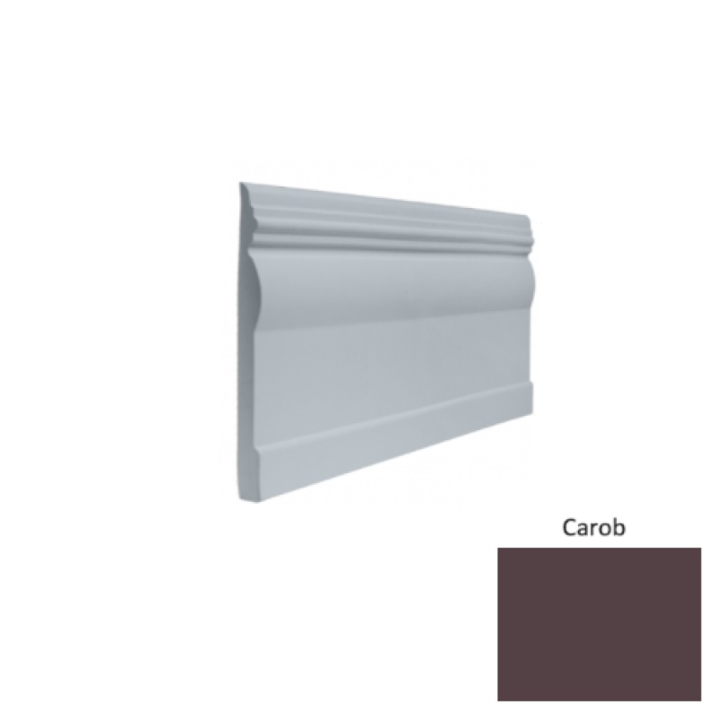 Contours #45 Novel Carob Rubber Profiled Wall Base - Satin