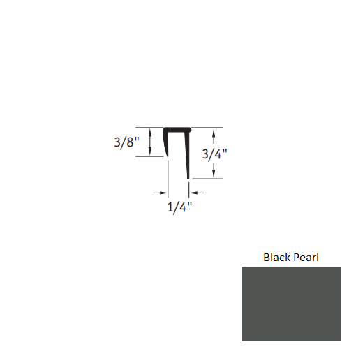 Black Pearl Vinyl Square Cap Cove Cap