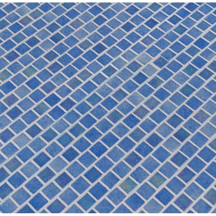 Hawaiian Beach Glass Mosaic - 1" X 1" Staggered - Glossy, Per Pack: 19.4 Enter Quantity In Sqft